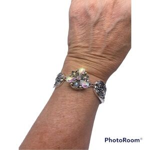 Old Fashioned Style Spoon Bracelet w/ Unique Shaped 18m Ginger Snap NWT